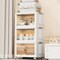 3Pcs Foldable Storage Bins With Lid Front Magnetic Door Collapsible Stackable Closet Organizer Containers With 4Pcs